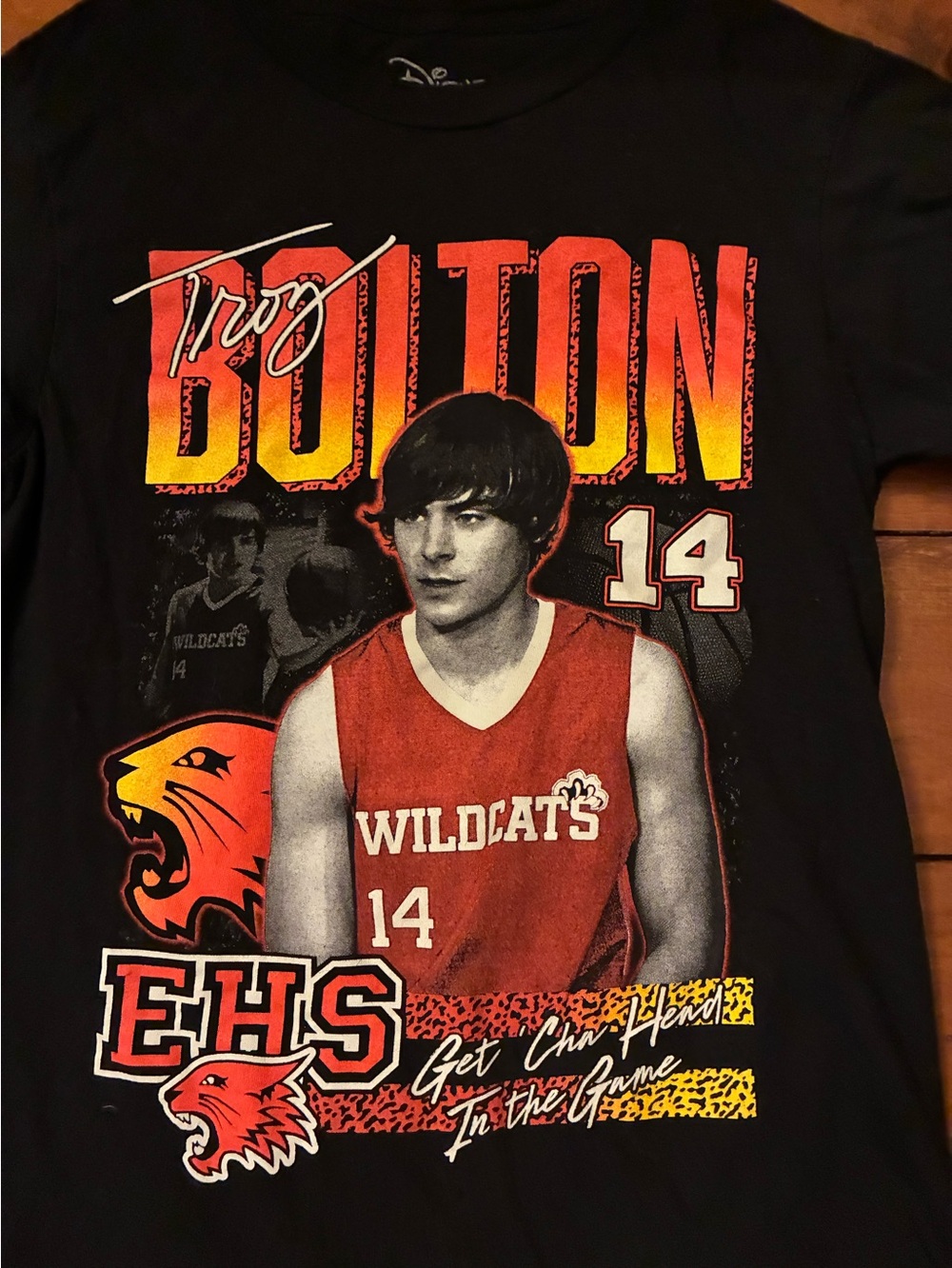Troy Bolton EHS High School Musical Basketball Shirt Medium